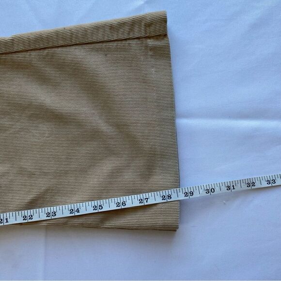 Y2K Mossimo Stretch Khaki Corduroy Flared Pants Size 7 - Picture 16 of 16